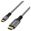 Cabo USB-C para HDMI EFB Elektronik 4K30Hz cinzento - Cabo - Digital/Dados (USB-HDMI-00001)
