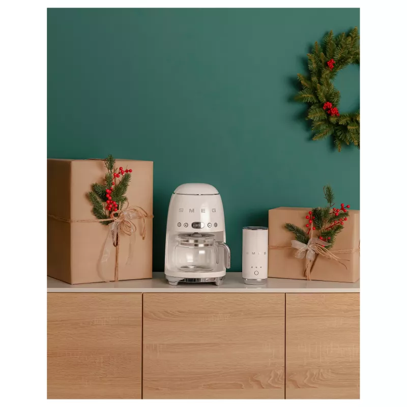 Smeg 50's Style DCF02CREU Máquina de café 1,25 litros creme