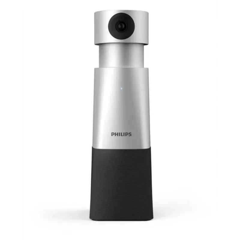 Philips PSE0550 SmartMeeting câmara portátil 4K para videoconferência com microfone integrado, 30 fps, USB, preto/prateado