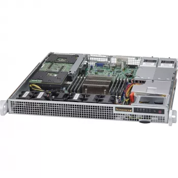 Super Micro Supermicro SC514 R407W - Rack - montável em rack - 1U - SATA/SAS - não hot-swap 400 Watt (CSE-514-R407W)