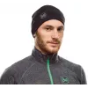 Gorro Buff Merino Midweight — Solid preto, tamanho único, lã merino, outono/inverno, desporto