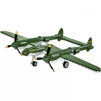 COBI Lockheed P-38 Lightning. Tipo de produto: blocos de construção, Idade mínima recomendada: 7 ano(s), Tema: forças armadas, Número de peças: 332 unid.