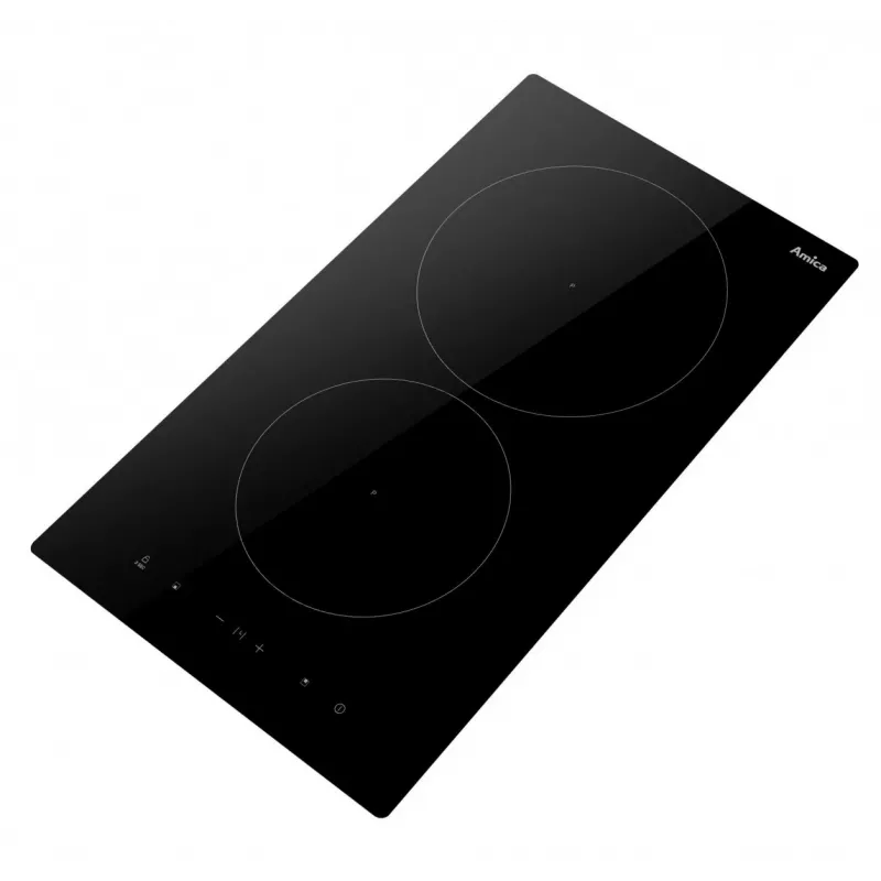 Placa de indução Amica PI3520U 21743 3 zonas de cozedura 7 níveis de potência