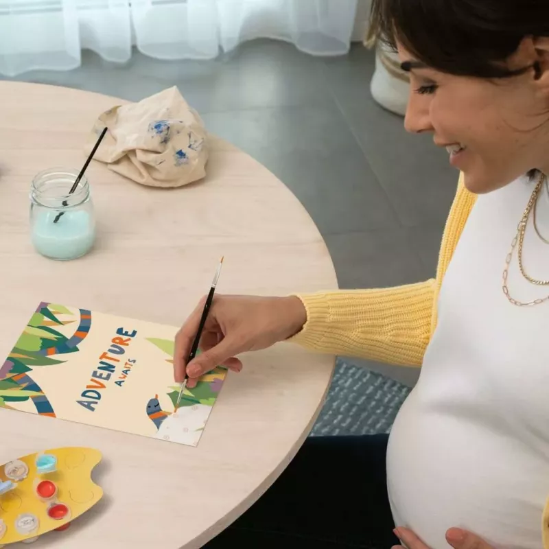 Conjunto de arte Ravensburger CreArt – conjunto de pintura «Hello New Adventure», modelo 23904