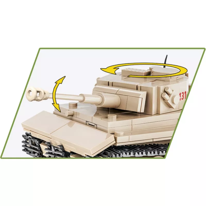 Cobi Escala 1:48 PzKpfw VI Tiger 131 Kit de montagem