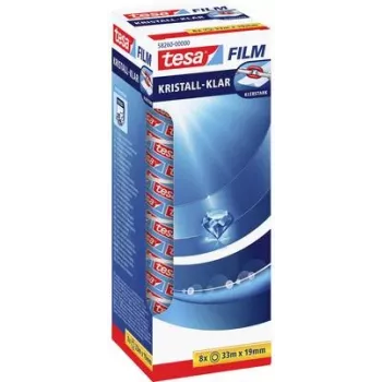 Fita adesiva Tesa 58260 Transparente 19 mm x 33 m — pack de 8