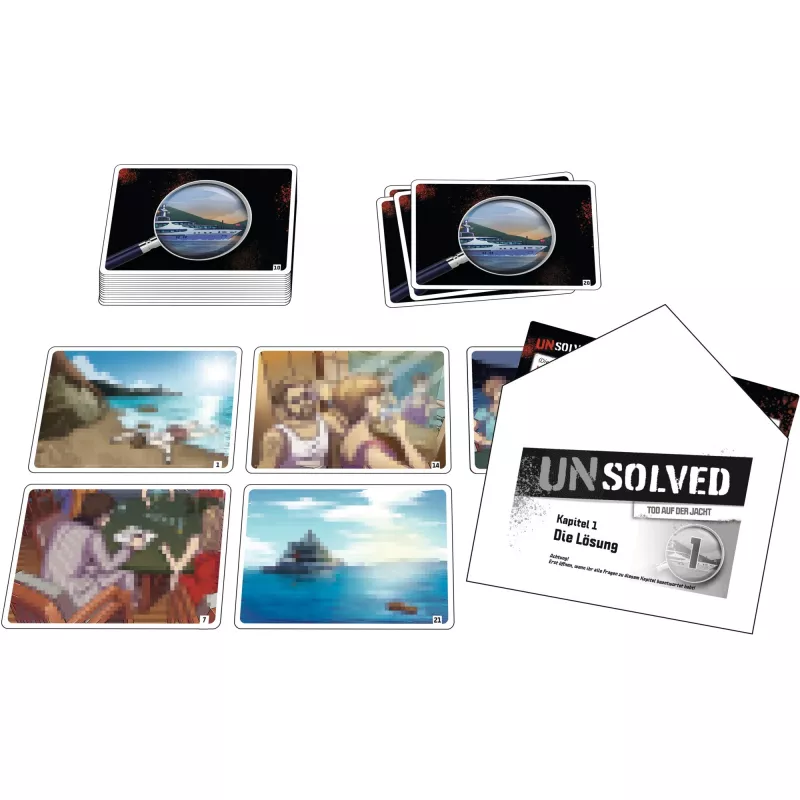 Unsolved - Tod to der Jacht, jogo de puzzle