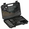 Conjunto de acessórios Bosch V-Line 103 peças — conjunto de acessórios de brocas e aparafusamento Bosch 103 peças