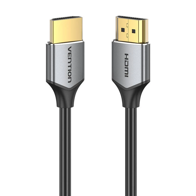 Cabo HDMI HD ultra fino Vention ALEHF 1m 4K 60Hz (cinzento)