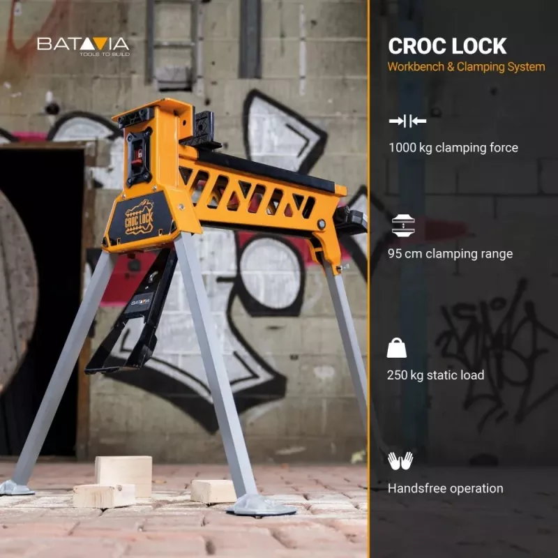 Batavia B.V. | Croc Lock bancada de trabalho e estação de aperto