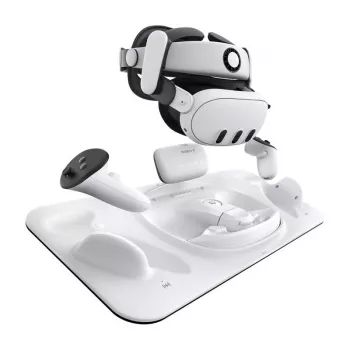 Estação de carregamento BOBOVR D3 para Meta Quest 3 — dock para headsets e comandos