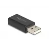 DeLOCK Adaptador de cabo USB 2.0 Type-A 3,5 mm 4 pinos preto 68001