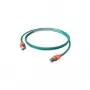 Easylan CS1OAADAD0030 Cabo de rede RJ45, Cabo de rede CAT 6a S/FTP 3 m cinzento com LED 1 unid.
