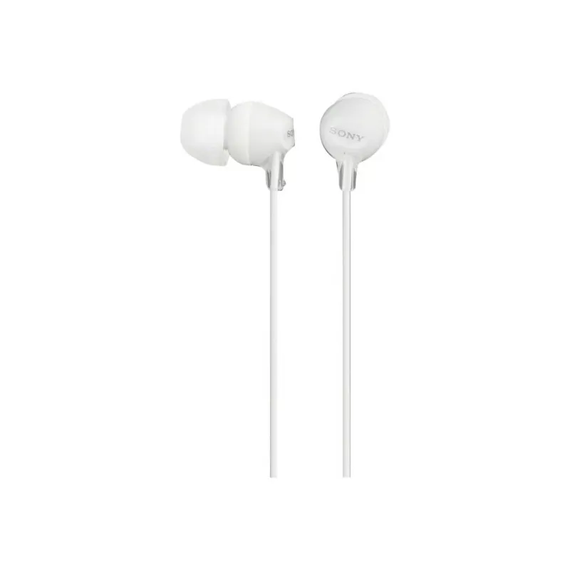 Sony MDR-EX15LP, com fios, 8 - 22000 Hz, música, 3 g, auscultadores, branco