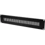 Frontal Omnitronic ZL-19 sw 2HE — frontal para rack, preto, 2HE (modelo 30100628)