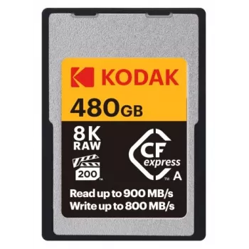 Cartão de memória CFexpress tipo A Kodak EKMCFXA480GK 480GB