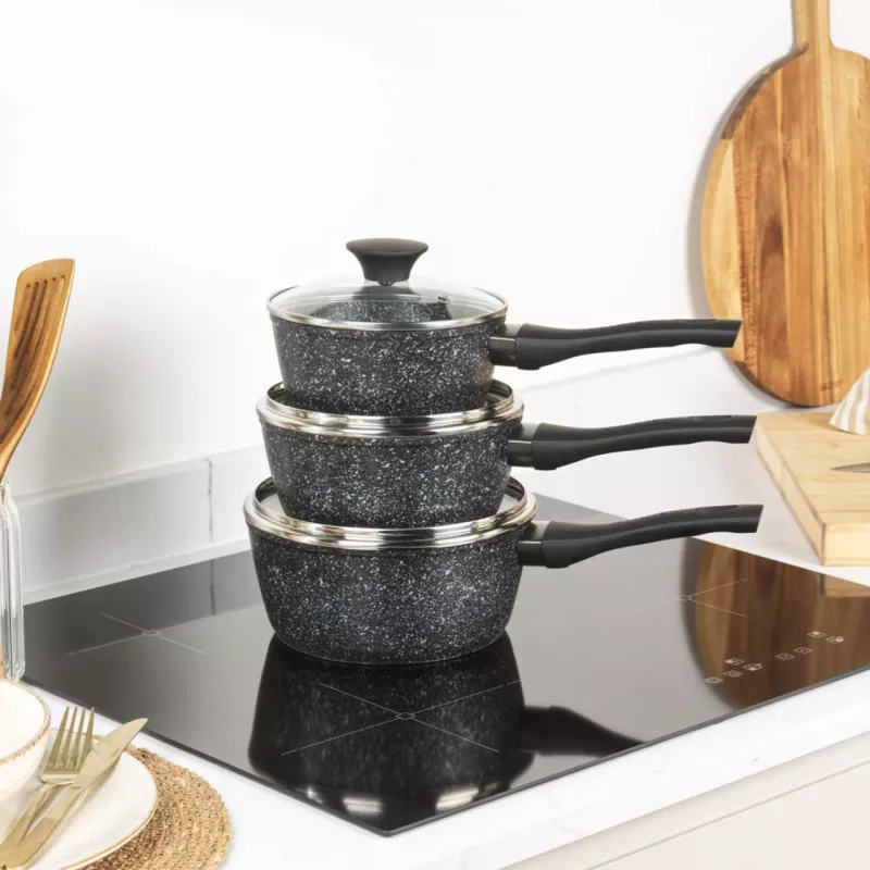 Conjunto de cozinha Salter BW11460BRMFOB 3 peças alumínio preto