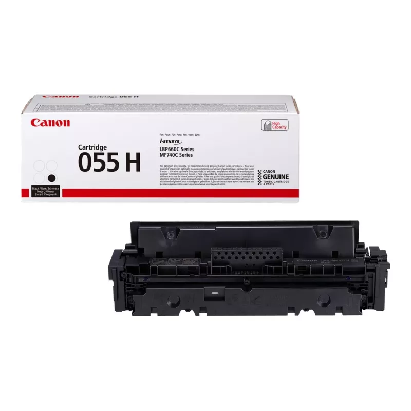 Cartucho de toner Canon 055H 1 unid. Original preto