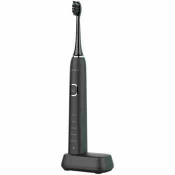 Escova de dentes elétrica sónica AENO Sonic DB6: preto, 5 modos, carregamento sem fios, 46000 rpm, 40 dias sem carregar, IPX7