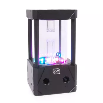Alphacool Eisbecher Aurora D5 150 mm reservatório com bomba VPP Apex D5, acetal/vidro (13327)