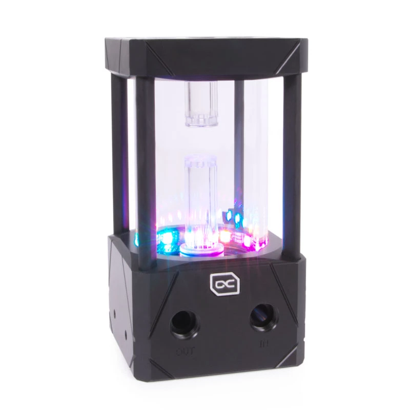 Alphacool Eisbecher Aurora D5 150 mm reservatório com bomba VPP Apex D5, acetal/vidro (13327)