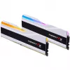 DIMM 32 GB DDR5-7200 (2x 16 GB) kit duplo, memória RAM branca, F5-7200J3445G16GX2-TZ5RW, Ripjaws M5 RGB, INTEL XMP