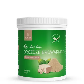 POKUSA RawDietLine Levedura de cerveja – Suplemento para cães e gatos – 250 g