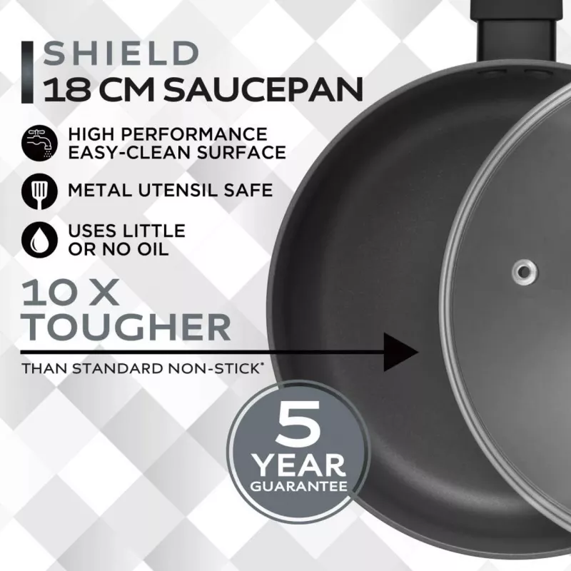 Russell Hobbs RH028401EU7 Shield panela, 18 cm