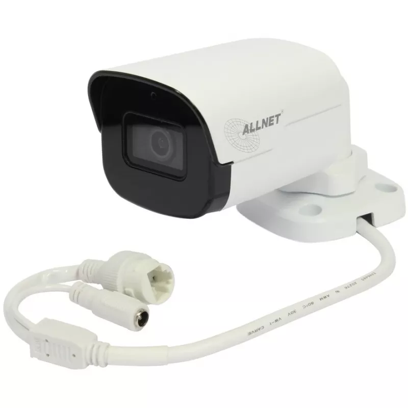 Câmara bullet ALLNET ALL-CAM2497v3-LEN 5 MP, IR com pouca luz, ângulo de captação de 79°