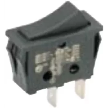Bachmann 924.091 Interruptor elétrico interruptor basculante 1P preto (924.091)