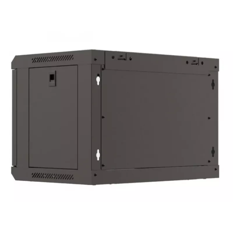 Armário rack de parede LANBERG WF03-5306-10B 6U, 60 kg, fechadura com chave, preto