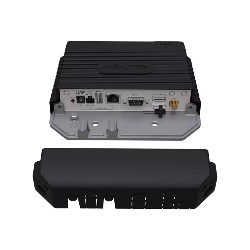MIKROTIK RBLtAP-2HnD&R11e-LTE LtAP LTE kit - 802.11b/g/n 2,4 / 5GHz AP. 3x SIM. Inclui modem LTE
