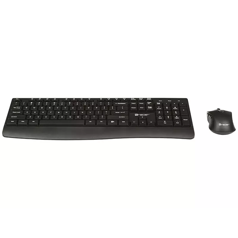 Kit de teclado e rato sem fios Tracer Bartix II RF Nano, 2,4 GHz, preto