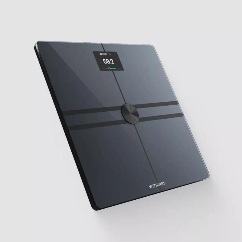 Balança de pessoa eletrónica Withings Body Comp Quadrada Preta
