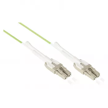 Good Connections Cabo de rede de fibra ótica duplex OM5 LC/LC, multimodo 50/125 µm, Uniboot, LSZH, polaridade substituível, 10 m (LW-U810LC5)