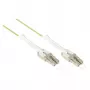 Good Connections Cabo de rede de fibra ótica duplex OM5 LC/LC, multimodo 50/125 µm, Uniboot, LSZH, polaridade substituível, 10 m (LW-U810LC5)