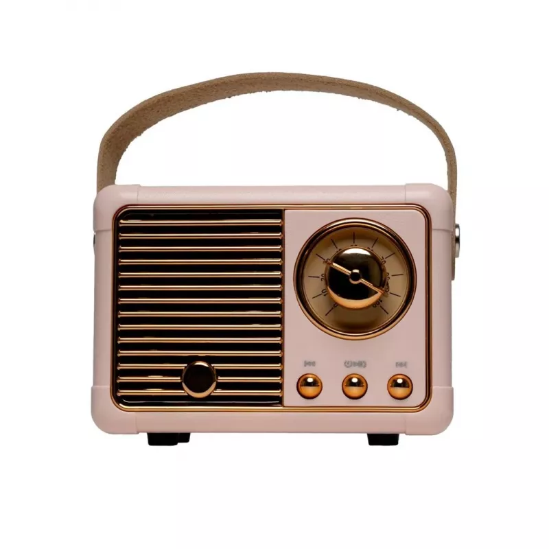 Altifalante BT retro Denver BTP-203RO rosa