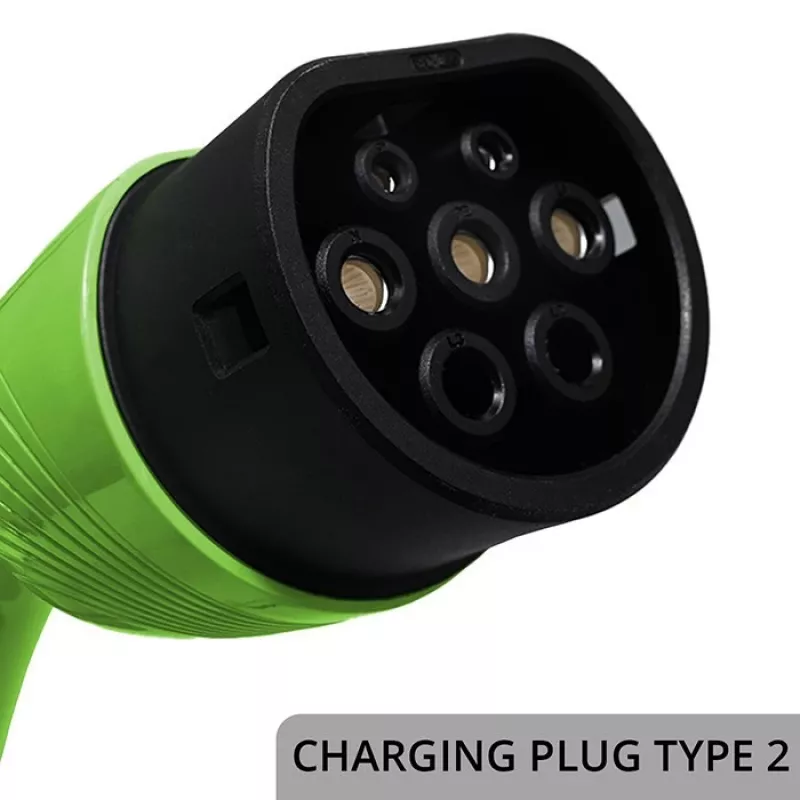 Carregador para carro elétrico QOLTEC 22 kW 400 V WiFi (TUYA) com cabo de 7 m