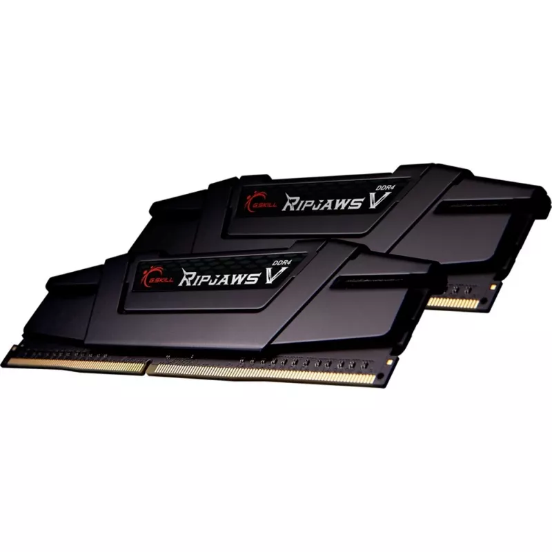 Kit de memória RAM G.Skill Ripjaws V DDR4 32GB (2x16GB) 3600MHz CL18, preto (F4-3600C18D-32GVK)