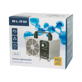 Gerador de ozono BLOW oz-01 — potência de 60.000 mg/h, potência 120 W