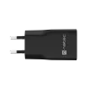 Fonte de alimentação NATEC Ribera NUC-2377 — 1×USB-A, 1×USB-C, saída de 3 A