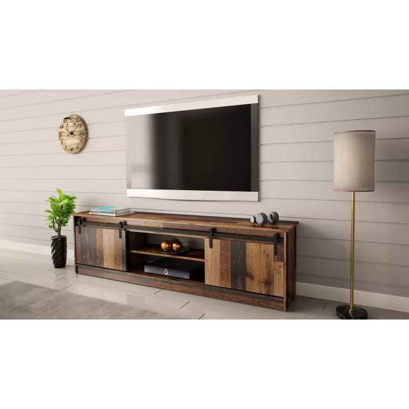 Móvel RTV GRANERO 200x56.7x35 madeira velha