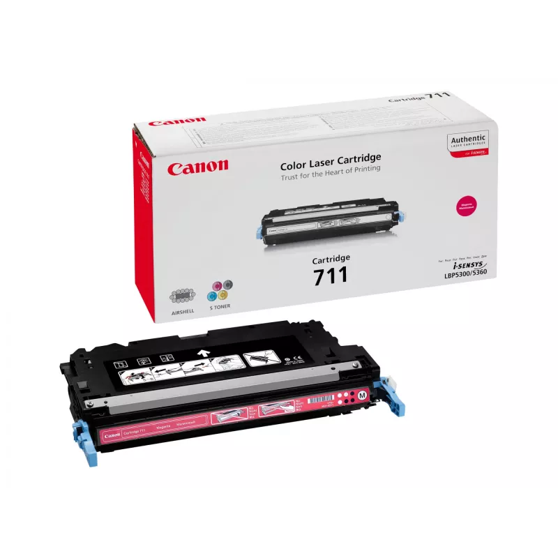 Canon 711 cartucho de toner (1658B002), magenta, 6000 páginas