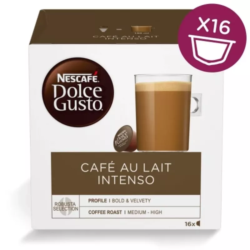 NESCAFE Dolce Gusto Café Au Lait Intenso 16 cápsulas