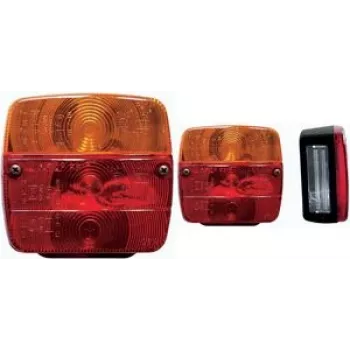 Luz traseira para reboque IWH 616101 3 câmaras 12 V