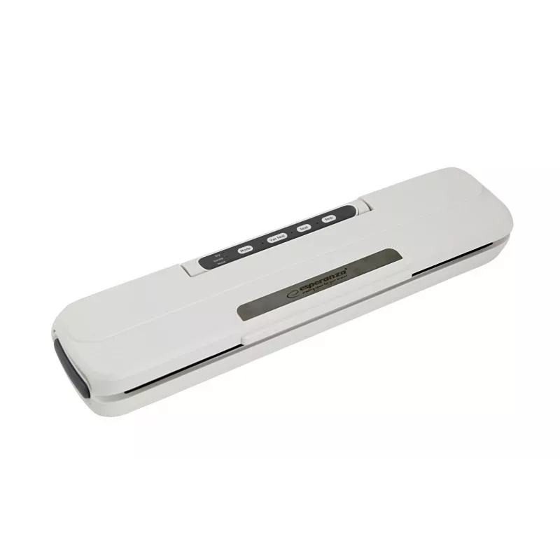 Máquina de vácuo de secretária ESPERANZA EKV002 — caixa compacta de plástico, largura de trabalho 30 cm, 110 W, branco