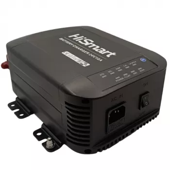 Carregador automático de bateria de chumbo-ácido / LiFePO4, 24V 10A