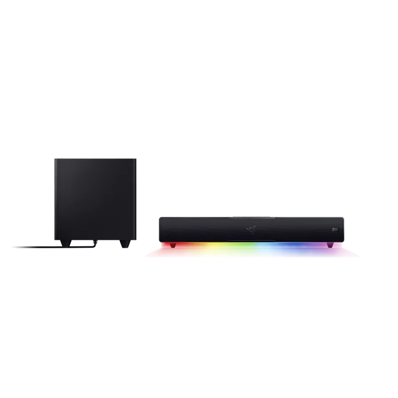 Soundbar Razer Leviathan V2 preta 65 W