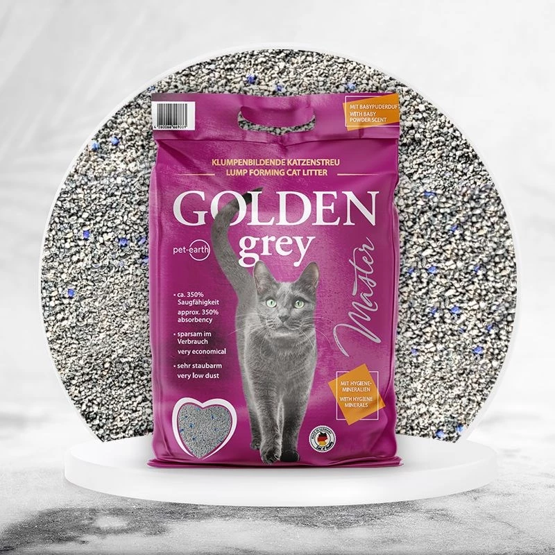 GOLDEN cinzento Master - areia para gatos de bentonite - 7kg