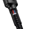 Cabo USB-C para USB-C Baseus CATKLF-G91 1 m, ficha USB-C, 0,48 Gbit/s, preto